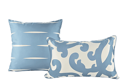 Decorative Pillow Set - Slate Blue
