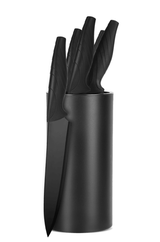 6pc Knife and Crock Set 6pc Knife and Crock Set