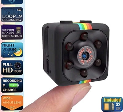 Surveillance Cam 1080p with 32GB Micro SD card