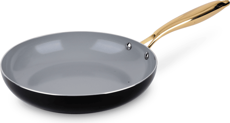 10.5IN CRMC XL Fry Pan Blk/Gld 10.5IN CRMC XL Fry Pan Blk/Gld