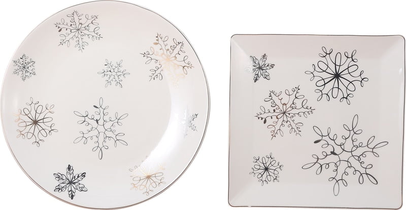 STAR 10" Square Platter & 12" Round Platter STAR 10" Square Platter & 12" Round Platter