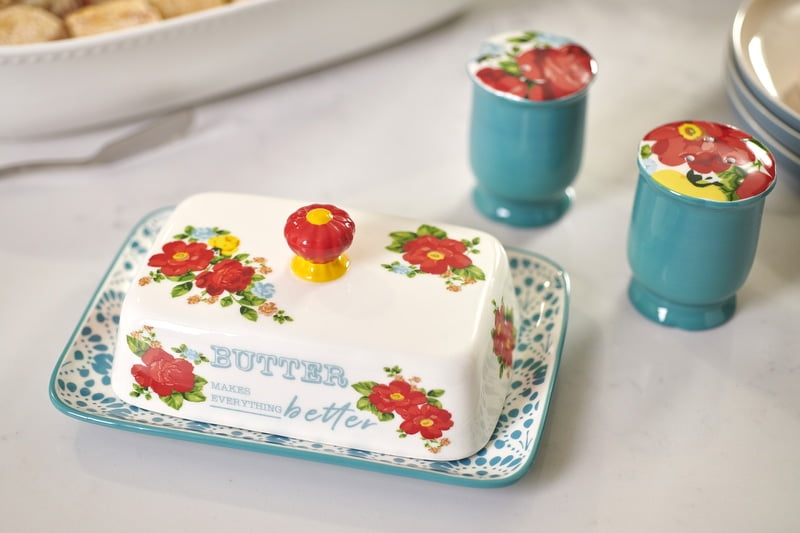 Frontier Floral Condiment Set Frontier Floral Condiment Set