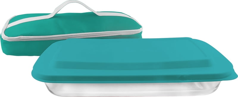 Md Rect Baker w/Carry Bag Teal Md Rect Baker w/Carry Bag Teal