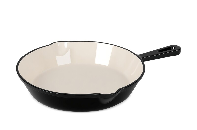 10" Hard Enamel Cast Iron Skillet