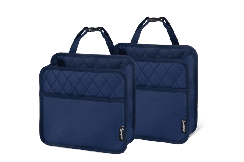 Hanging Backseat Car Organizer Set - Navy Hanging Backseat Car Organizer Set - Navy