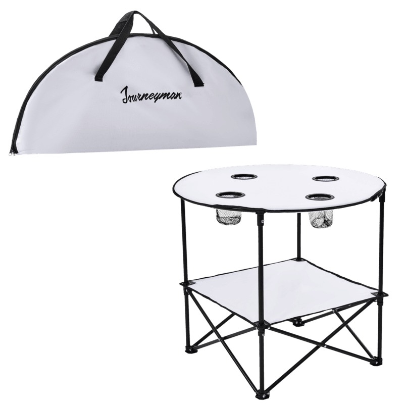 Portable Camping Table - White Portable Camping Table - White