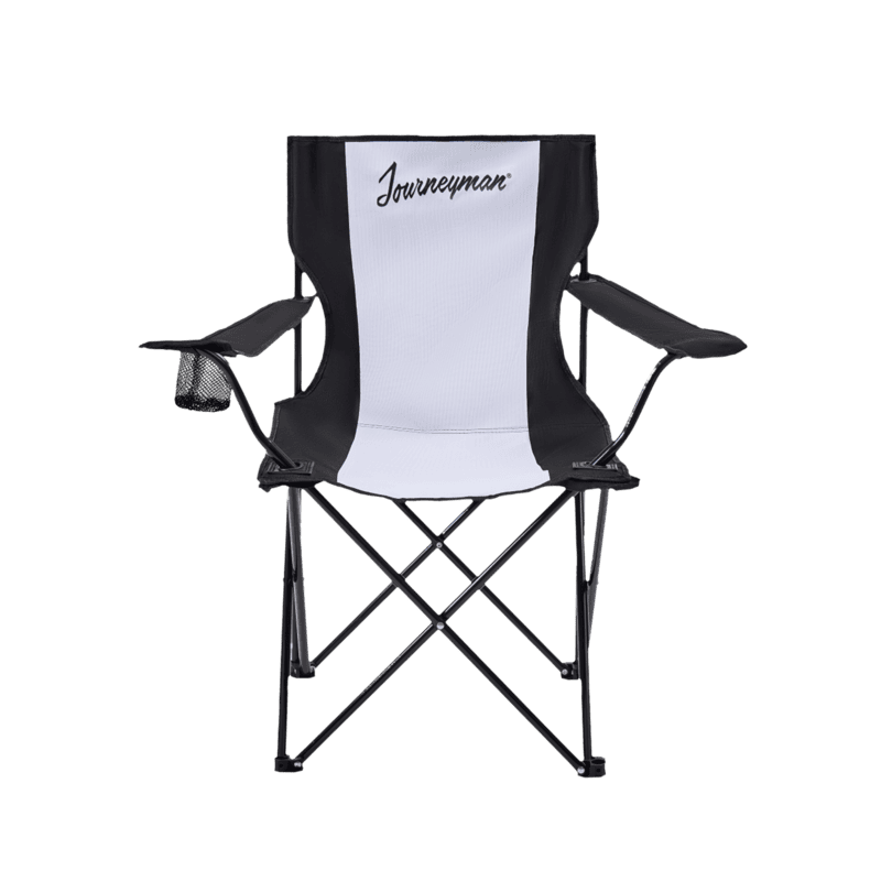 Camp Folding Chair - Black/White Camp Folding Chair - Black/White
