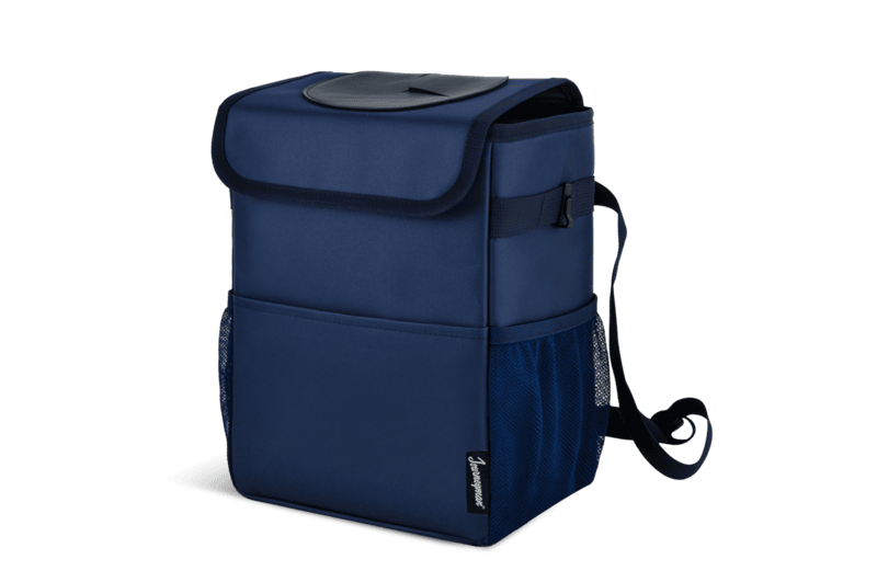 Hanging Car Garbage Can - Navy Hanging Car Garbage Can - Navy