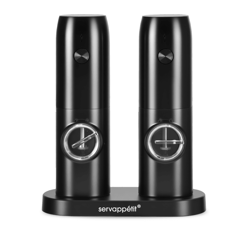Rechargeable Salt & Pepper Grinder Set Rechargeable Salt & Pepper Grinder Set