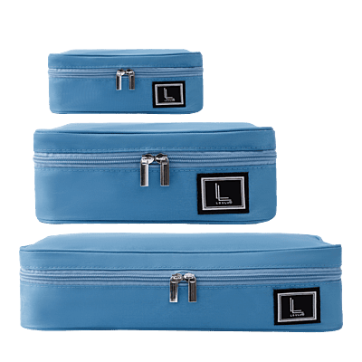 Set of 3 Packing Cubes -Blue 1