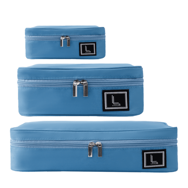 Set of 3 Packing Cubes -Blue 1 Set of 3 Packing Cubes -Blue 1