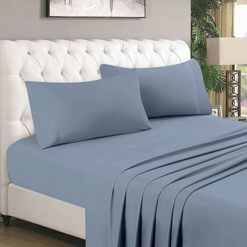 Queen Sheet Set - Slate Blue Queen Sheet Set - Slate Blue